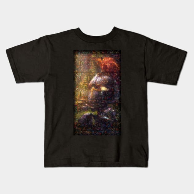 Amumu  Mosaic Portrait 7 Kids T-Shirt by nowtfancy